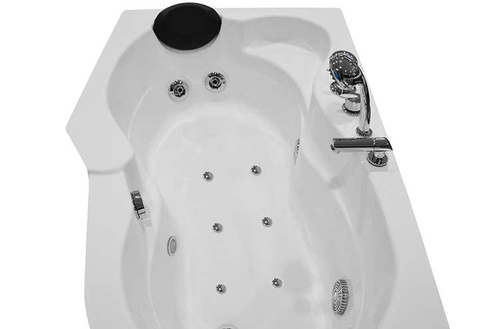 WANNA SPA Z HYDROMASAŻEM JACUZZI AQUAPEUTIC AQ-207, 1-osobowa 150x92 cm lewa