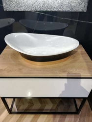 Umywalka nablatowa Ravon Euphoria 59x36,5x19 cm, bikolor limited mat lub połysk