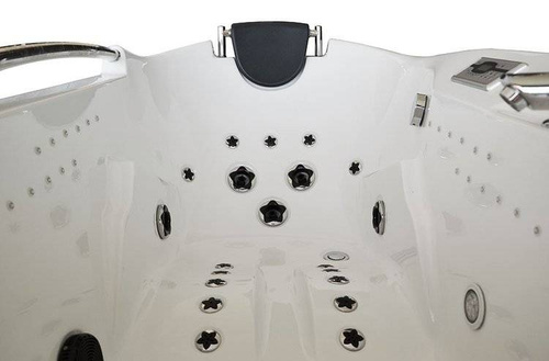 WANNA SPA Z HYDROMASAŻEM JACUZZI AQUAPEUTIC 1050, 1-osobowa 174x88x70 cm, lewa