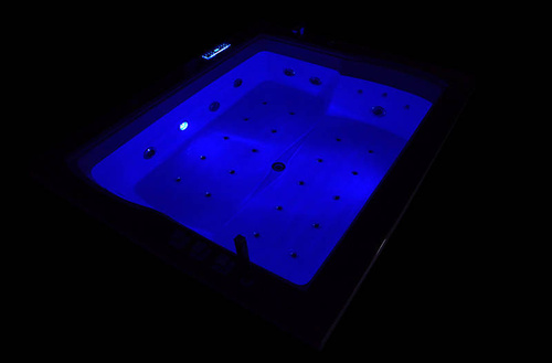 WANNA SPA Z HYDROMASAŻEM AQUAPEUTIC AQ-1666, 2-osobowa, 150x180x67 cm, z obudową