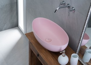 Umywalka Ravon Tulipano 62 x 33,5 x 17,5 cm, kolor mat