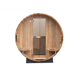 Sauna sucha fińska ogrodowa, beczka 180 x średnica 210 cm