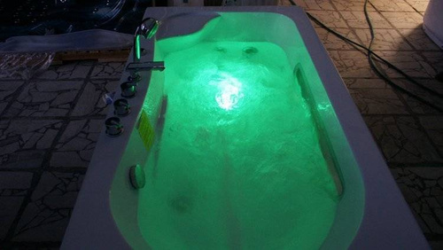 WANNA SPA Z HYDROMASAŻEM JACUZZI AQUAPEUTIC AQ-1633, PLUS 1-osobowa 168x86x60 cm, lewa