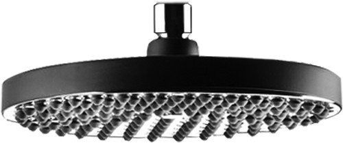 Kolumna natryskowa natynkowa z baterią i deszczownią Black Line