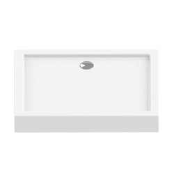 Brodzik Columbus z wypełnieniem styropianowym 100x90x14 cm, biały połysk