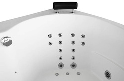 WANNA SPA Z HYDROMASAŻEM JACUZZI AQUAPEUTIC AQ-0031A, 2-osobowa 140x140x70 cm