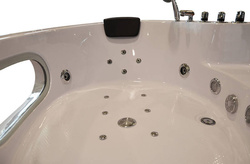 WANNA SPA Z HYDROMASAŻEM JACUZZI AQUAPEUTIC AQ-1638, 2-osobowa 150x150x55,5 cm