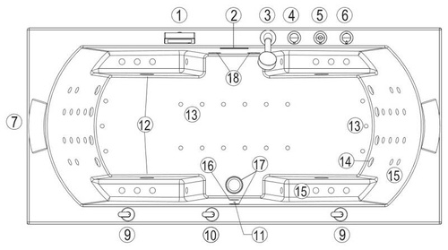 WANNA SPA Z HYDROMASAŻEM JACUZZI AQUAPEUTIC 0011A, 2-osobowa 180x90x70 cm 
