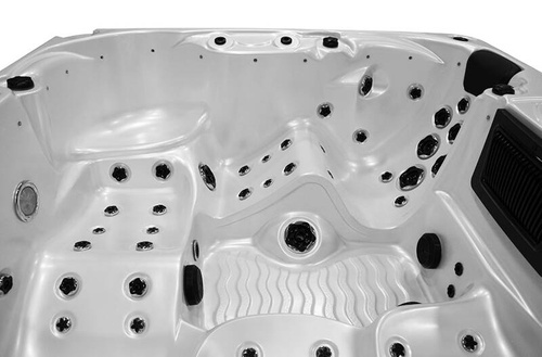 WANNA ZEWNĘTRZNA Z HYDROMASAŻEM AQUAPEUTIC 1662, 4-osobowa 200x200x80 cm, z obudową
