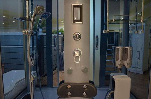 KABINO-WANNA Z HYDROMASAŻEM I SAUNĄ AQ-AS 1, 145x85x220cm