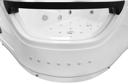 WANNA SPA Z HYDROMASAŻEM JACUZZI AQUAPEUTIC AQ-1665 PLUS, 2-osobowa, 180x120x63 cm, prawa