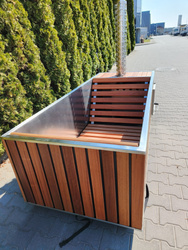 Wanna ogrodowa / zewnętrzna RavonSpa Stal Nierdzewna 2325 x 940