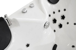 WANNA SPA Z HYDROMASAŻEM JACUZZI AQUAPEUTIC 186, narożna 2-osobowa, 152 x 152 x 71 cm