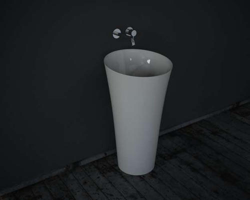 Umywalka wolnostojąca Ravon Saxo średnica 48 cm, bikolor personal