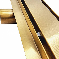 Odpływ liniowy SANITLINE złoty (MOSIĄDZ) 2w1 80 CM