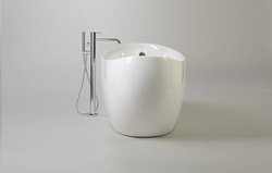 WANNA WOLNOSTOJĄCA RAVON AMBIENTE KOMPOZYT QUALTEC, BIAŁY POŁYSK