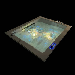 WANNA SPA Z HYDROMASAŻEM JACUZZI AQUAPEUTIC AQ-0032A, 2-osobowa 150x150x70 cm