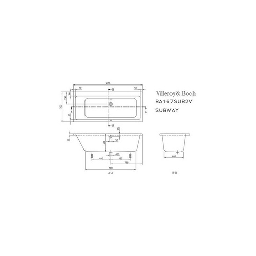 Wanna z hydromasażem Villeroy&Boch system SPA, 190x90 cm, biały połysk