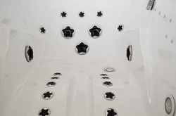 WANNA SPA Z HYDROMASAŻEM JACUZZI AQUAPEUTIC 1050, 1-osobowa 174x88x70 cm, prawa