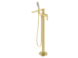 Bateria wannowa wolnostojąca Aletta Spazzo, złoto szczotkowane