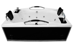 WANNA SPA Z HYDROMASAŻEM JACUZZI AQUAPEUTIC AQ-197 2-osobowa NERO 180x120x59cm