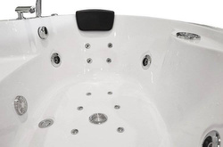 WANNA Z HYDROMASAŻEM NAROŻNA JACUZZI AQUAPEUTIC AQ-636, 2-osobowa 135x135x60 cm