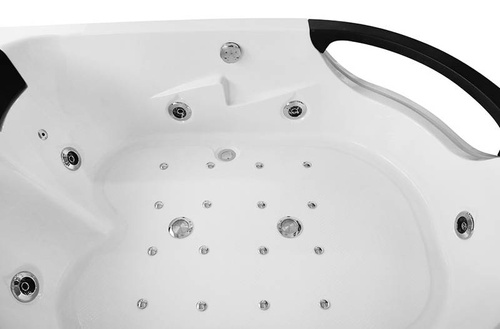 WANNA SPA Z HYDROMASAŻEM JACUZZI AQUAPEUTIC AQ-1665 TOP, 2-osobowa, 180x120x63 cm, prawa
