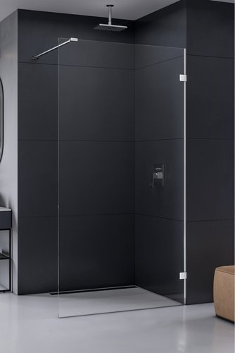 Kabina prysznicowa walk-in Eventa 130x200 cm, srebrny.