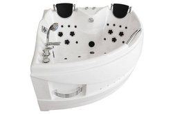 WANNA SPA Z HYDROMASAŻEM JACUZZI AQUAPEUTIC 186, narożna 2-osobowa, 152 x 152 x 71 cm