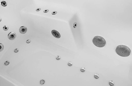 WANNA SPA Z HYDROMASAŻEM JACUZZI AQUAPEUTIC 0011A, 2-osobowa 180x90x70 cm 