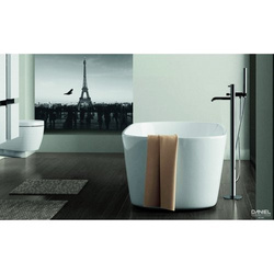 Bateria wannowa wolnostojąca Tokyo, różowe złoto szczotkowane lub miedź szczotkowana