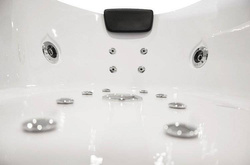 WANNA Z HYDROMASAŻEM NAROŻNA JACUZZI AQUAPEUTIC AQ-636, 2-osobowa 135x135x60 cm