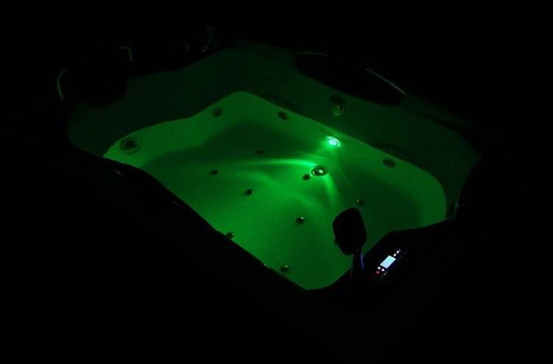 WANNA SPA Z HYDROMASAŻEM JACUZZI AQUAPEUTIC AQ-197 2-osobowa NERO 180x120x59cm