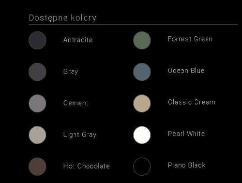 Umywalka wolnostojąca Ravon Saxo średnica 48 cm, biały mat