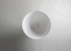 Umywalka nablatowa, kubełkowa Saxo overtop 3/4, biały mat lub połysk