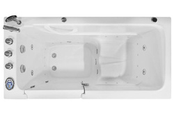 WANNA Z HYDROMASAŻEM AQUAPEUTIC dla niepełnosprawnych AQ-503, 1-osobowa, 152 x 75 x 108 cm