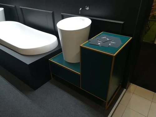 Umywalka nablatowa, kubełkowa Saxo overtop 3/4, biały mat lub połysk