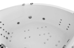 WANNA SPA Z HYDROMASAŻEM JACUZZI AQUAPEUTIC AQ-0032A, 2-osobowa 150x150x70 cm