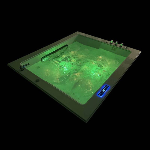 WANNA SPA Z HYDROMASAŻEM JACUZZI AQUAPEUTIC AQ-0031A, 2-osobowa 140x140x70 cm