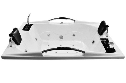 WANNA SPA Z HYDROMASAŻEM JACUZZI AQUAPEUTIC AQ-197 2-osobowa NERO 180x120x59cm