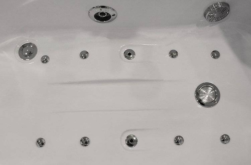 WANNA SPA Z HYDROMASAŻEM JACUZZI AQUAPEUTIC AQ-1633, 1-osobowa 168x86x60cm lewa