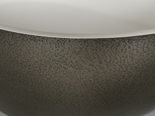 Umywalka Ravon Space nablatowa 54x33,5x13,5 cm, Bikolor Purometal