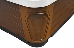 WANNA ZEWNĘTRZNA Z HYDROMASAŻEM AQUAPEUTIC 1662, 4-osobowa 200x200x80 cm, z obudową