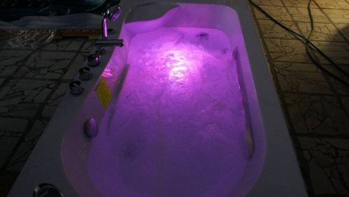 WANNA SPA Z HYDROMASAŻEM JACUZZI AQUAPEUTIC AQ-1633, 1-osobowa 168x86x60cm lewa