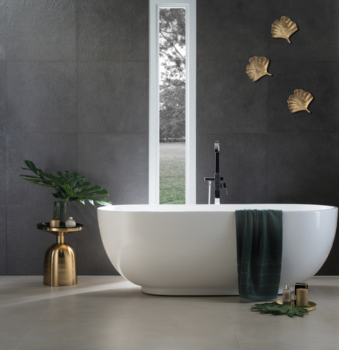 WANNA WOLNOSTOJĄCA RAVON MODERN KOMPOZYT QUALTEC, BIAŁY POŁYSK