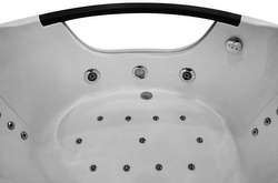 WANNA SPA Z HYDROMASAŻEM JACUZZI AQUAPEUTIC AQ-103, 2-osobowa 140x140x67cm