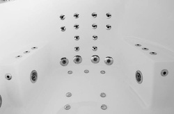 WANNA SPA Z HYDROMASAŻEM JACUZZI AQUAPEUTIC 002A, 2-osobowa 150x150x70 cm
