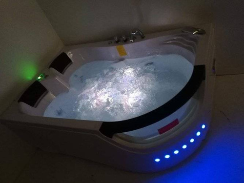 WANNA SPA Z HYDROMASAŻEM JACUZZI AQUAPEUTIC AQ-1665 PRESTIGE, 2-osobowa, 180x120x63 cm, lewa
