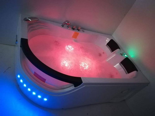 WANNA SPA Z HYDROMASAŻEM JACUZZI AQUAPEUTIC AQ-1665 PLUS, 2-osobowa, 180x120x63 cm, prawa