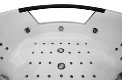 Wanna z hydromasażem narożna SPA AQ-1004 Turbo  2-osobowa, 152x152x56 cm